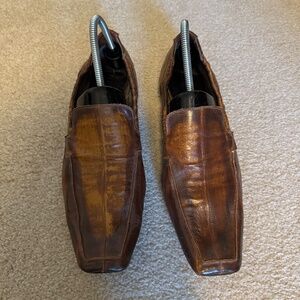 Paciotti leather slip-on loafers
